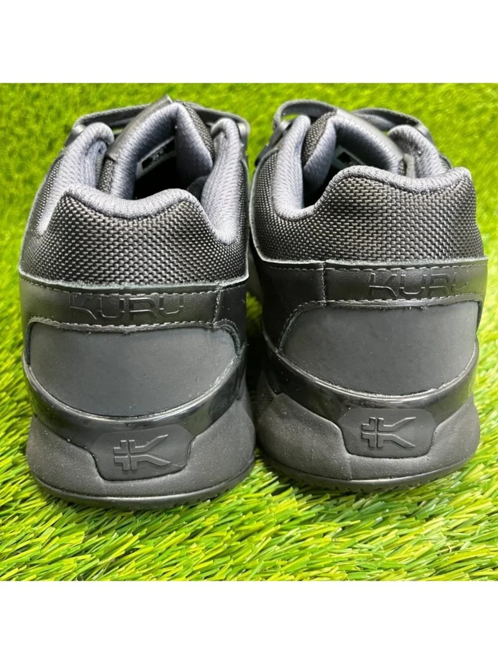 Kuru Kinetic 2.0 Womens Size 8.5D Black Athletic Leather Walking Shoes Sneakers